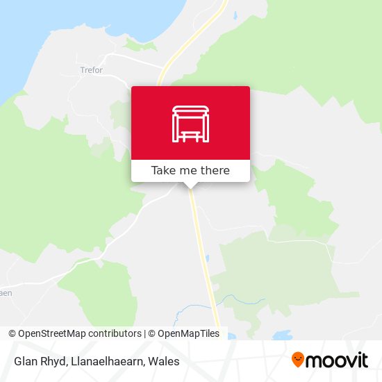 Glan Rhyd, Llanaelhaearn map