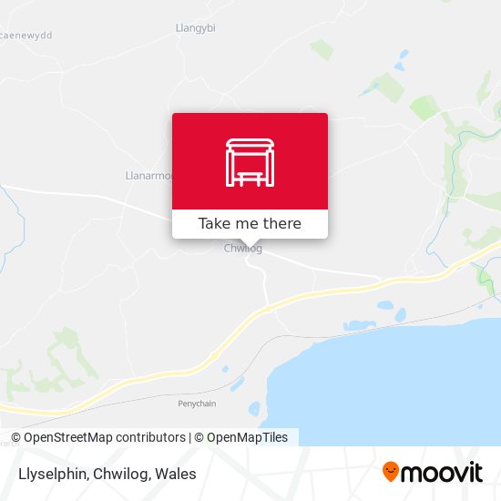 Llyselphin, Chwilog map