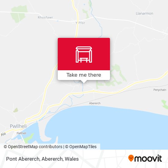 Pont Abererch, Abererch map