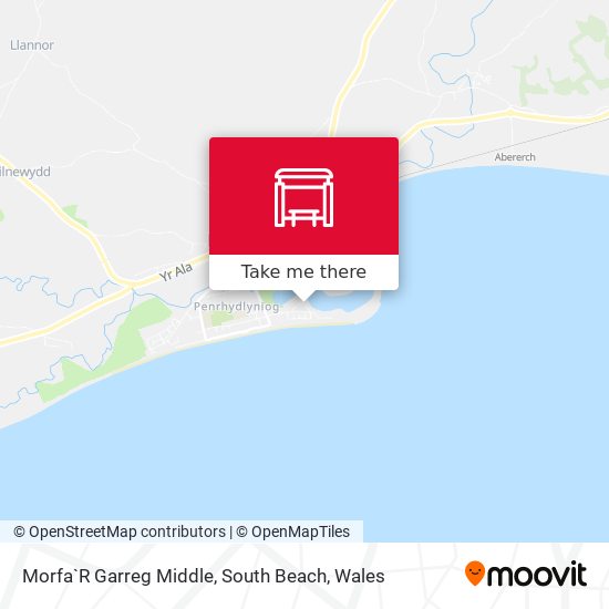 Morfa`R Garreg Middle, South Beach map