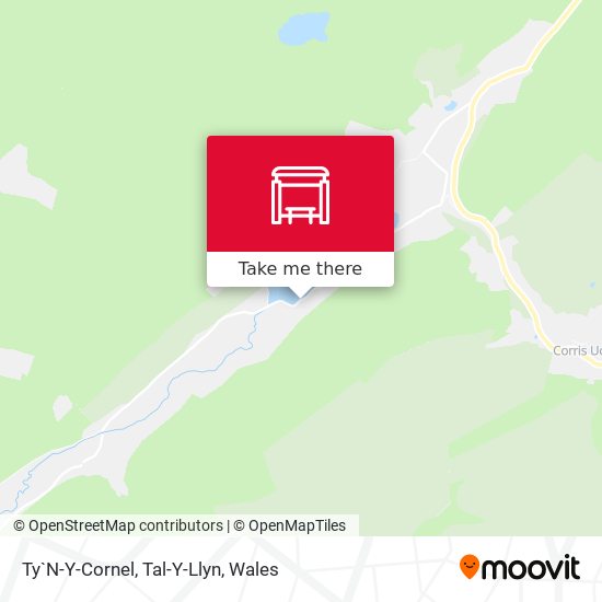 Ty`N-Y-Cornel, Tal-Y-Llyn map