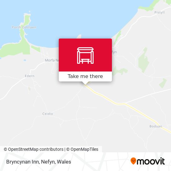 Bryncynan Inn, Nefyn map