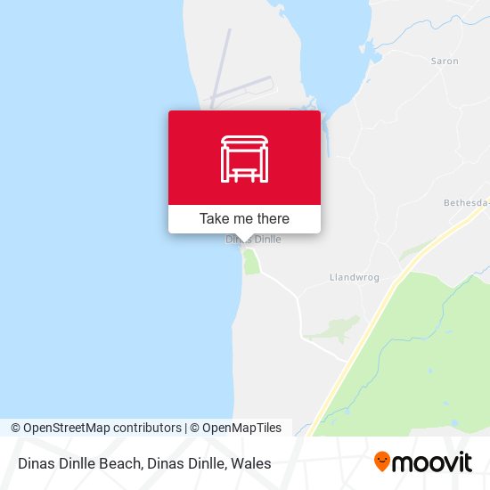 Dinas Dinlle Beach, Dinas Dinlle map