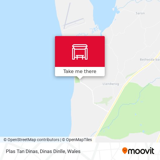 Plas Tan Dinas, Dinas Dinlle map
