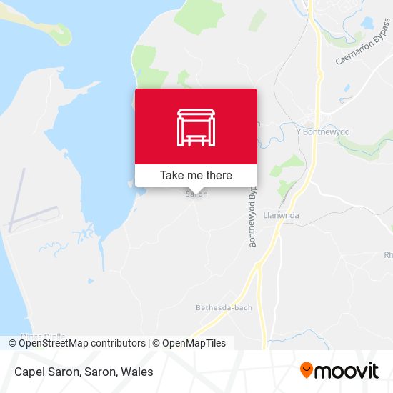 Capel Saron, Saron map