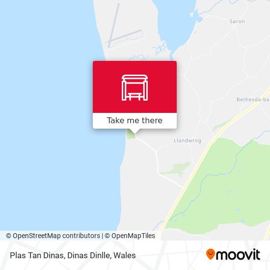 Plas Tan Dinas, Dinas Dinlle map