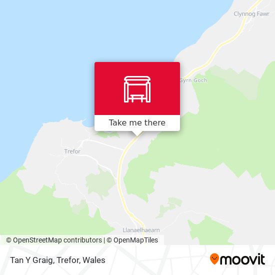Tan Y Graig, Trefor map