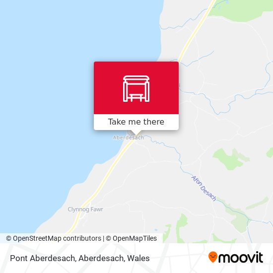 Pont Aberdesach, Aberdesach map