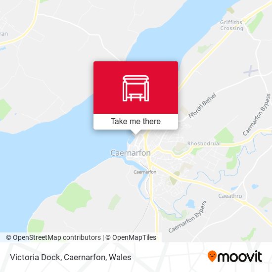 Victoria Dock, Caernarfon map