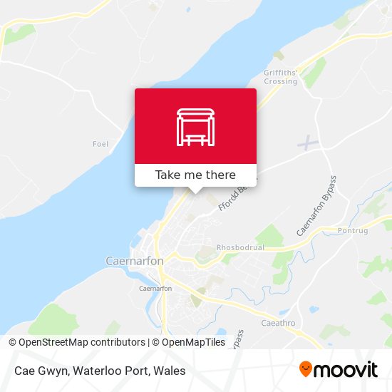 Cae Gwyn, Waterloo Port map