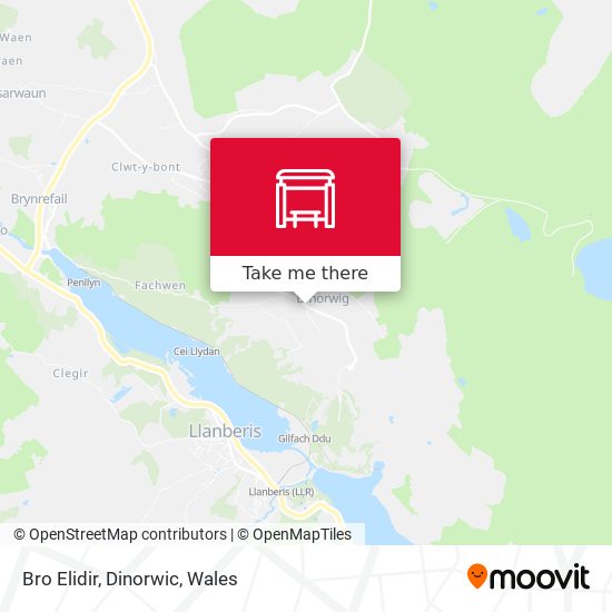 Bro Elidir, Dinorwic map