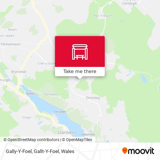 Gally-Y-Foel, Gallt-Y-Foel map