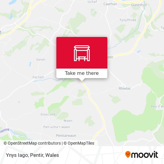 Ynys Iago, Pentir map