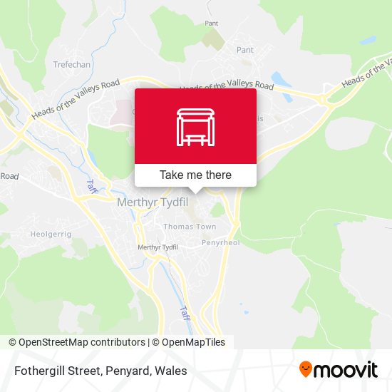 Fothergill Street, Penyard map