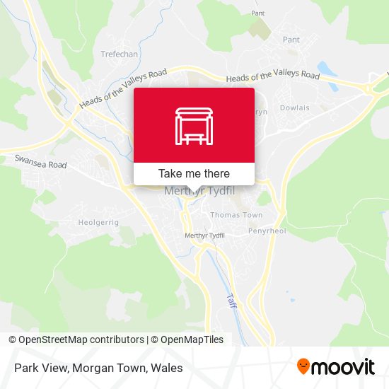 Park View, Morgan Town map