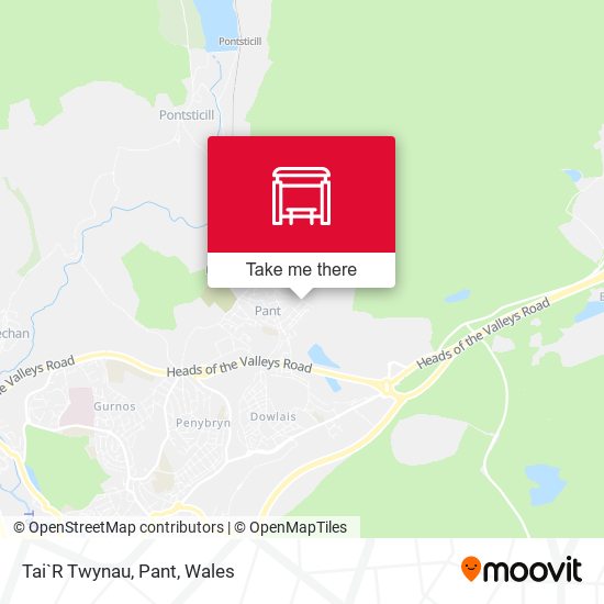 Tai`R Twynau, Pant map