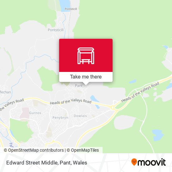 Edward Street Middle, Pant map