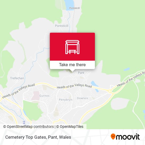Cemetery Top Gates, Pant map