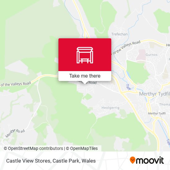 Castle View Stores, Castle Park map