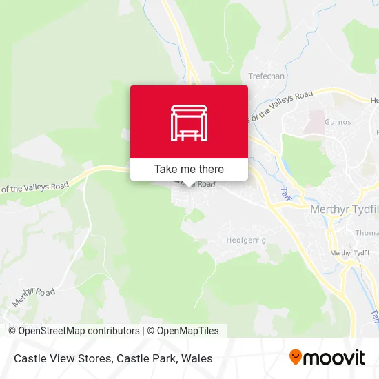 Castle View Stores, Castle Park map