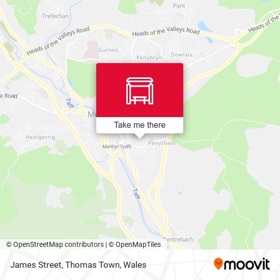 James Street, Thomas Town map