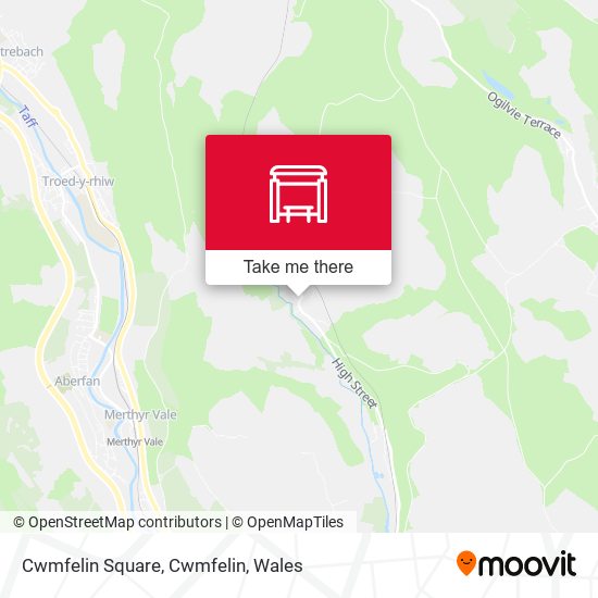 Cwmfelin Square, Cwmfelin map