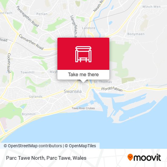 Parc Tawe North, Parc Tawe map