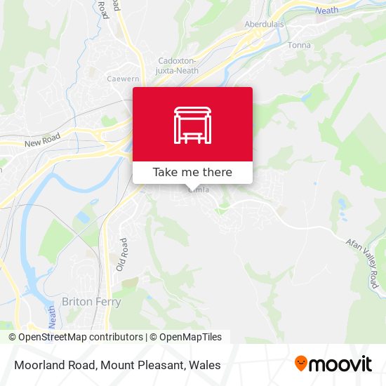 Moorland Road, Mount Pleasant map
