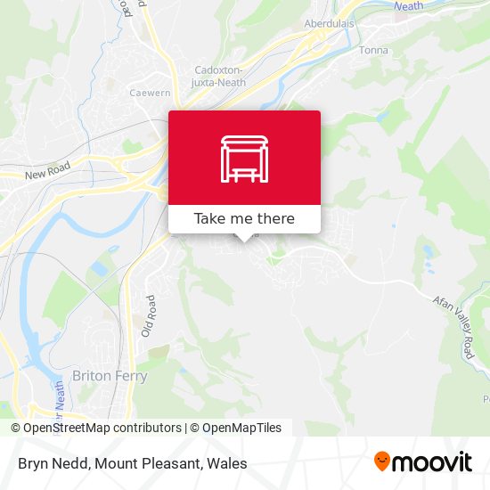 Bryn Nedd, Mount Pleasant map