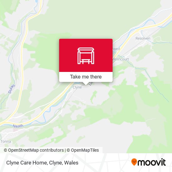 Clyne Care Home, Clyne map