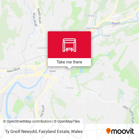 Ty Gnoll Newydd, Fairyland Estate map