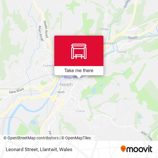 Leonard Street, Llantwit map