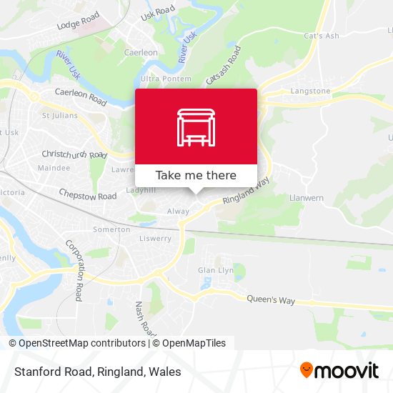 Stanford Road, Ringland map