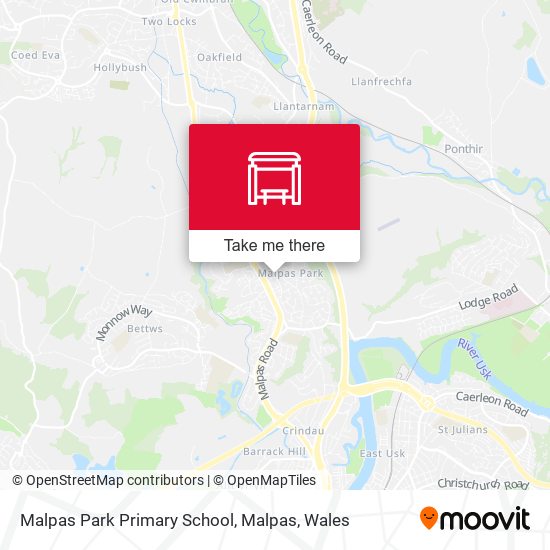 Malpas Park Primary School, Malpas map