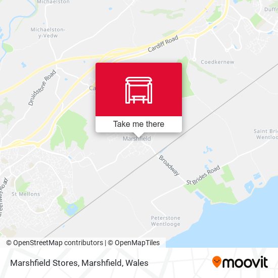 Marshfield Stores, Marshfield map