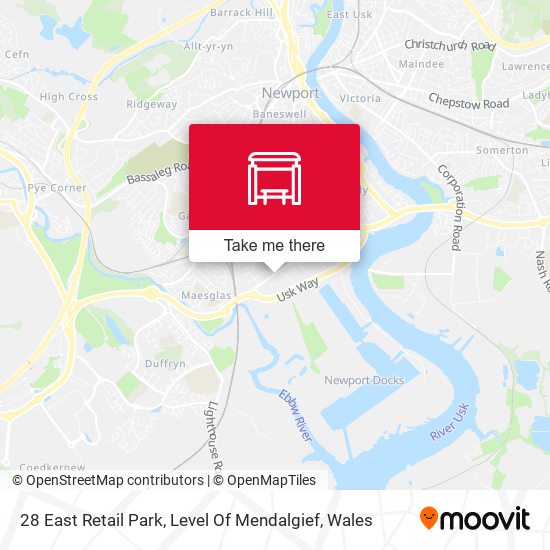 28 East Retail Park, Level Of Mendalgief map