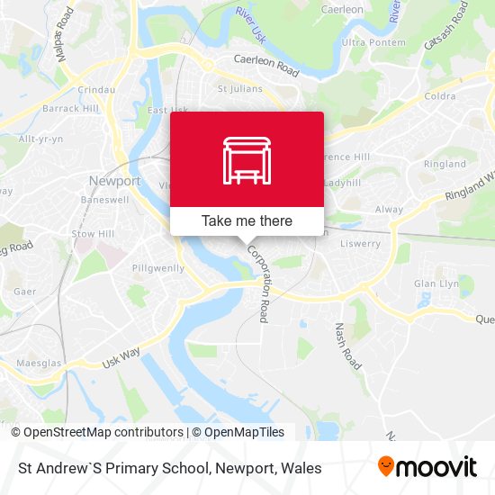 St Andrew`S Primary School, Newport map