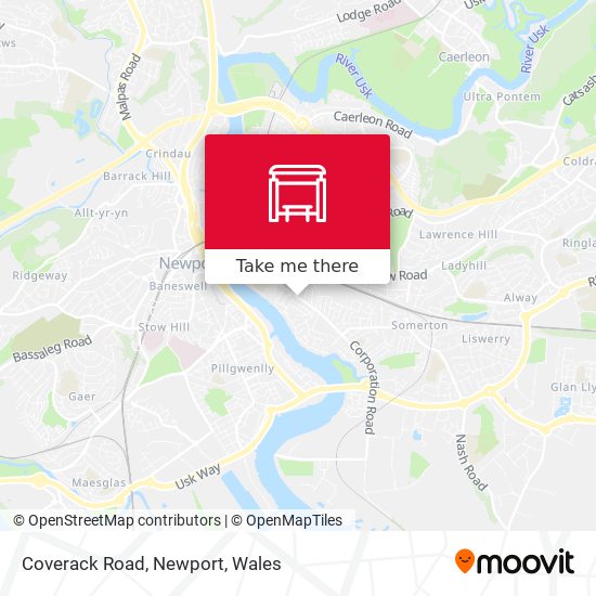Coverack Road, Newport map