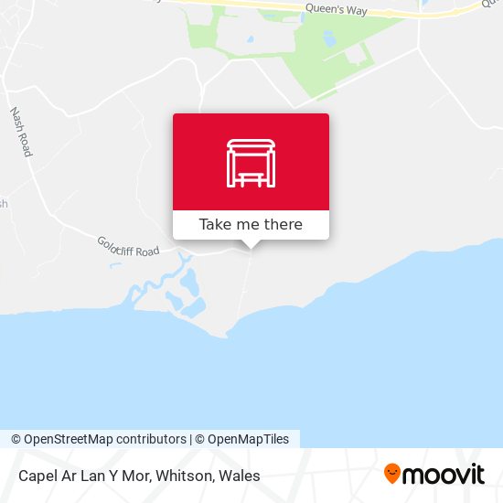 Capel Ar Lan Y Mor, Whitson map