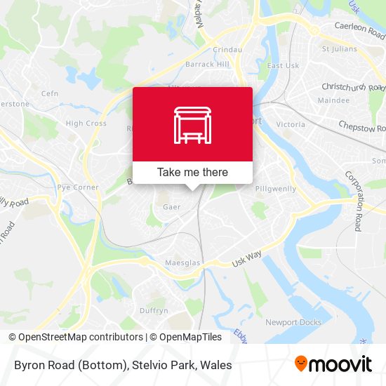 Byron Road (Bottom), Stelvio Park map