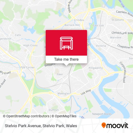Stelvio Park Avenue, Stelvio Park map