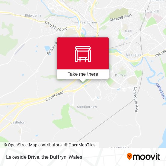 Lakeside Drive, the Duffryn map