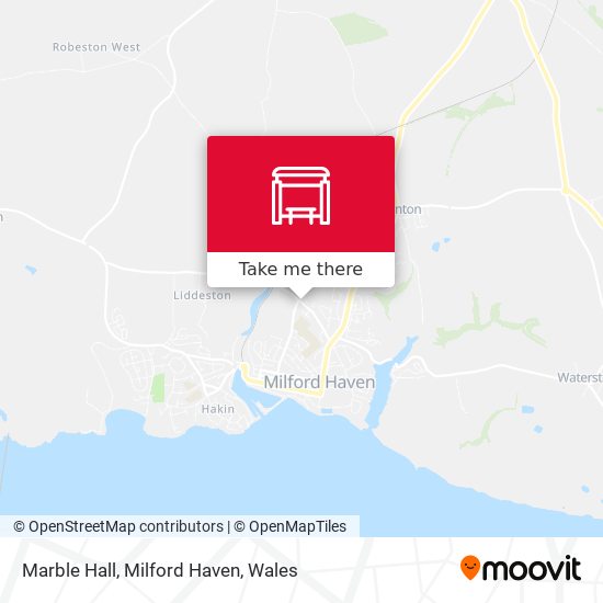 Marble Hall, Milford Haven map