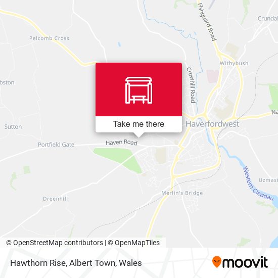 Hawthorn Rise, Albert Town map
