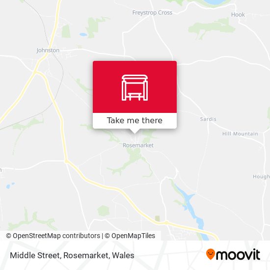 Middle Street, Rosemarket map