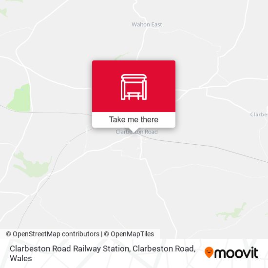 Clarbeston Road Railway Station, Clarbeston Road map