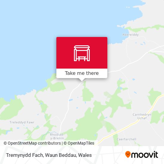Tremynydd Fach, Waun Beddau map