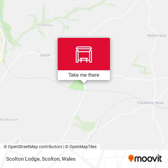 Scolton Lodge, Scolton map