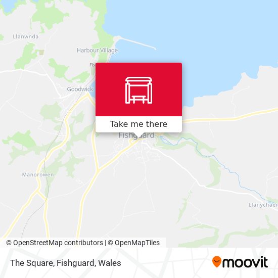 The Square, Fishguard map