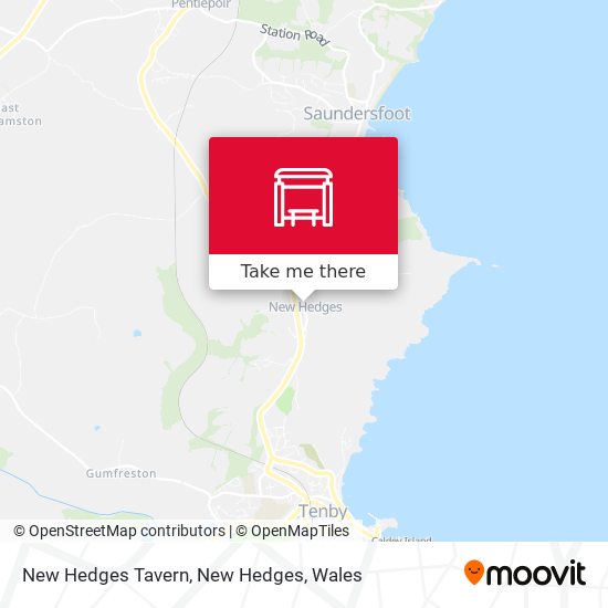 New Hedges Tavern, New Hedges map